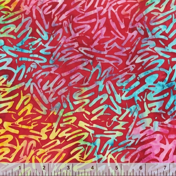 Anthology Fabrics Quiltessentials - Scribbles Pink
