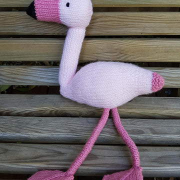 Knitted Flamingo