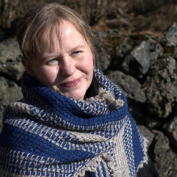Warm winter shawl