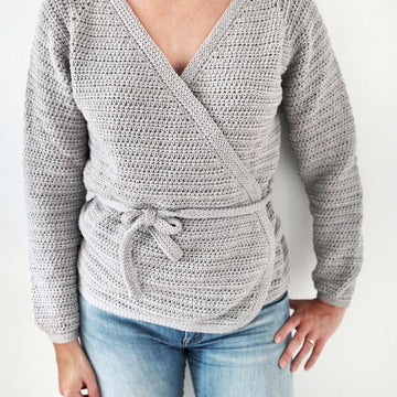 Cherry Blossom Wrap Cardigan