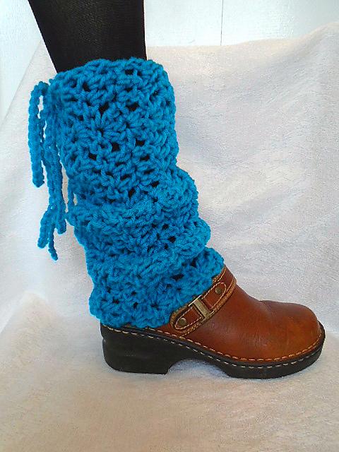 #840- Peacock Legwarmers