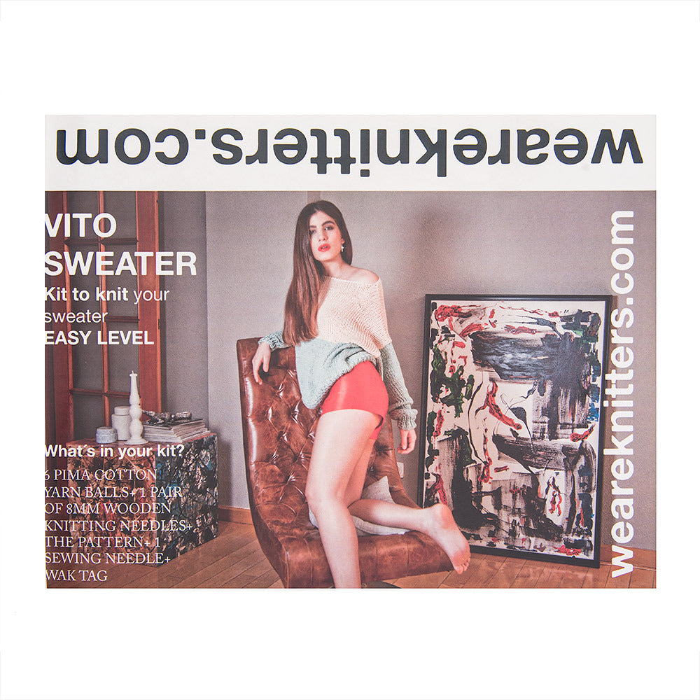 Sticker - Vito Sweater in We Are Knitters The Cotton Wool