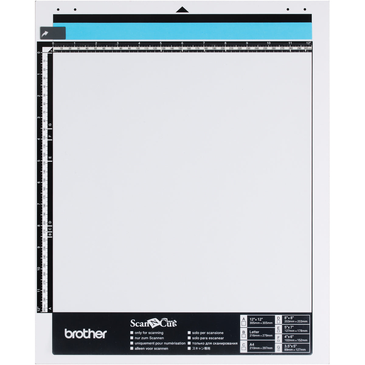 Brother International Brother ScanNCut Scan Mat 12"x12" - 394964