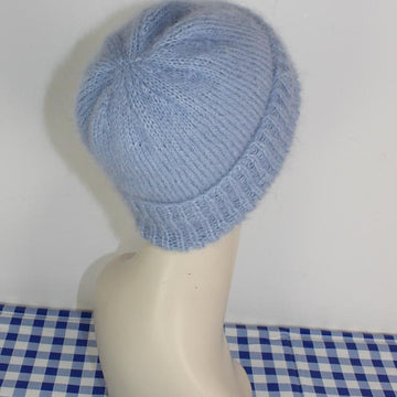 Mohair Beanie Hat Circular