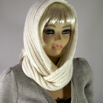 I Love Snow Hood Scarf