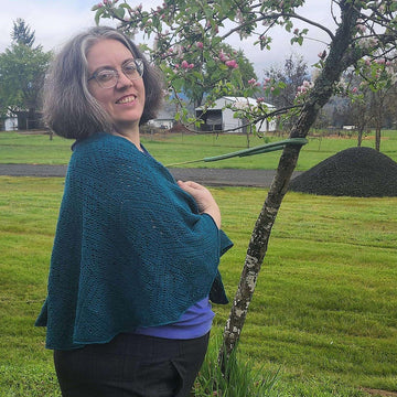 Jolly larimar shawl