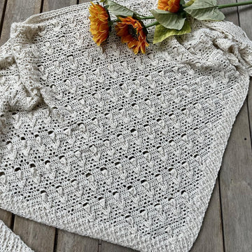 Ever After Rose Shawl