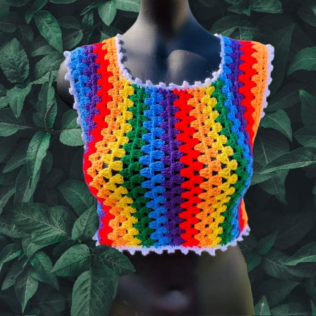 Zig Zag Crochet Top