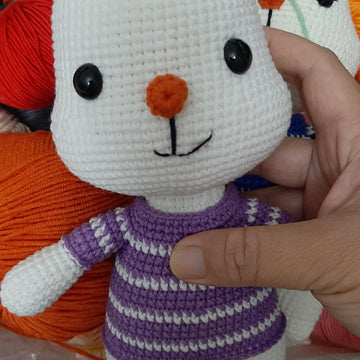 Dumpling bunny, crochet animals, amigurumi crochet, crochet bunny, PDF, English