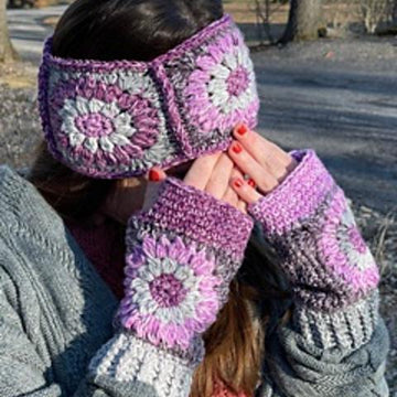 Sunflower Ear Warmers