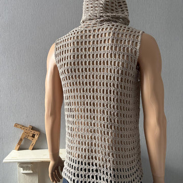 Hooded Mesh Shirt