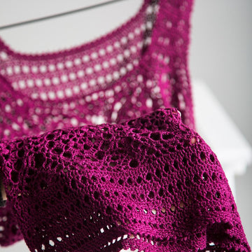 Cherry Berry crochet top