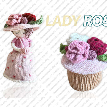 Knit Lady Cupcakes. Amigurumi Knits.