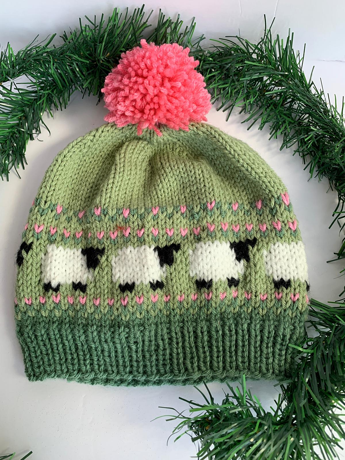 Sheep in the Meadow Hat