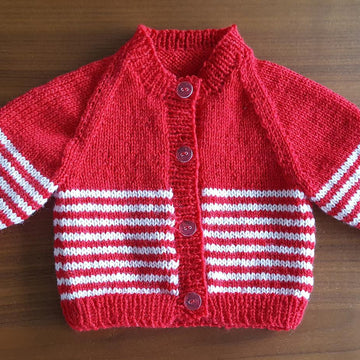 Jasper - babies 4ply raglan cardigan
