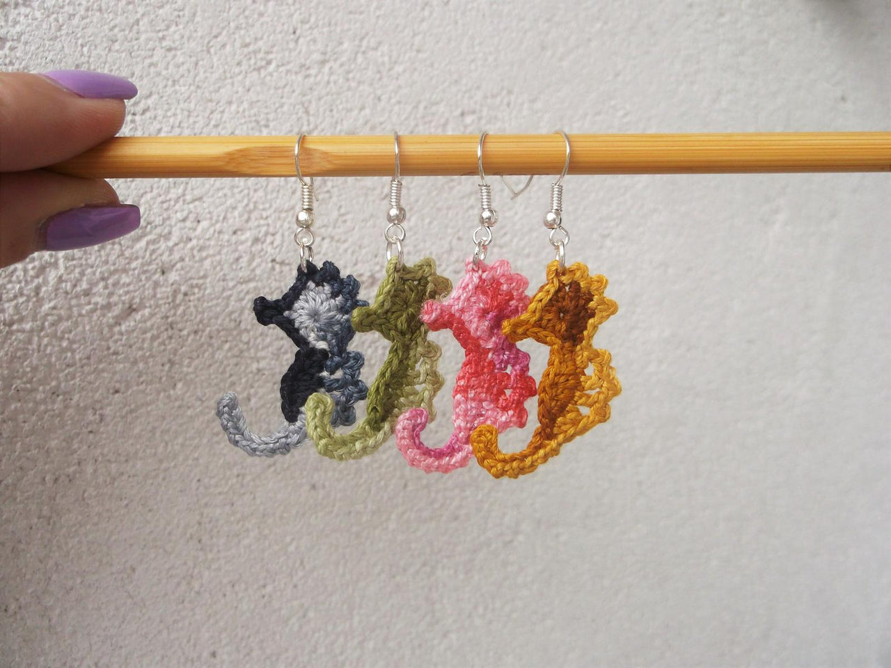 Seahorse earrings