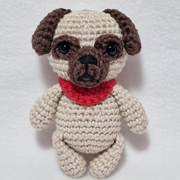 Pug Dog Bag Charm