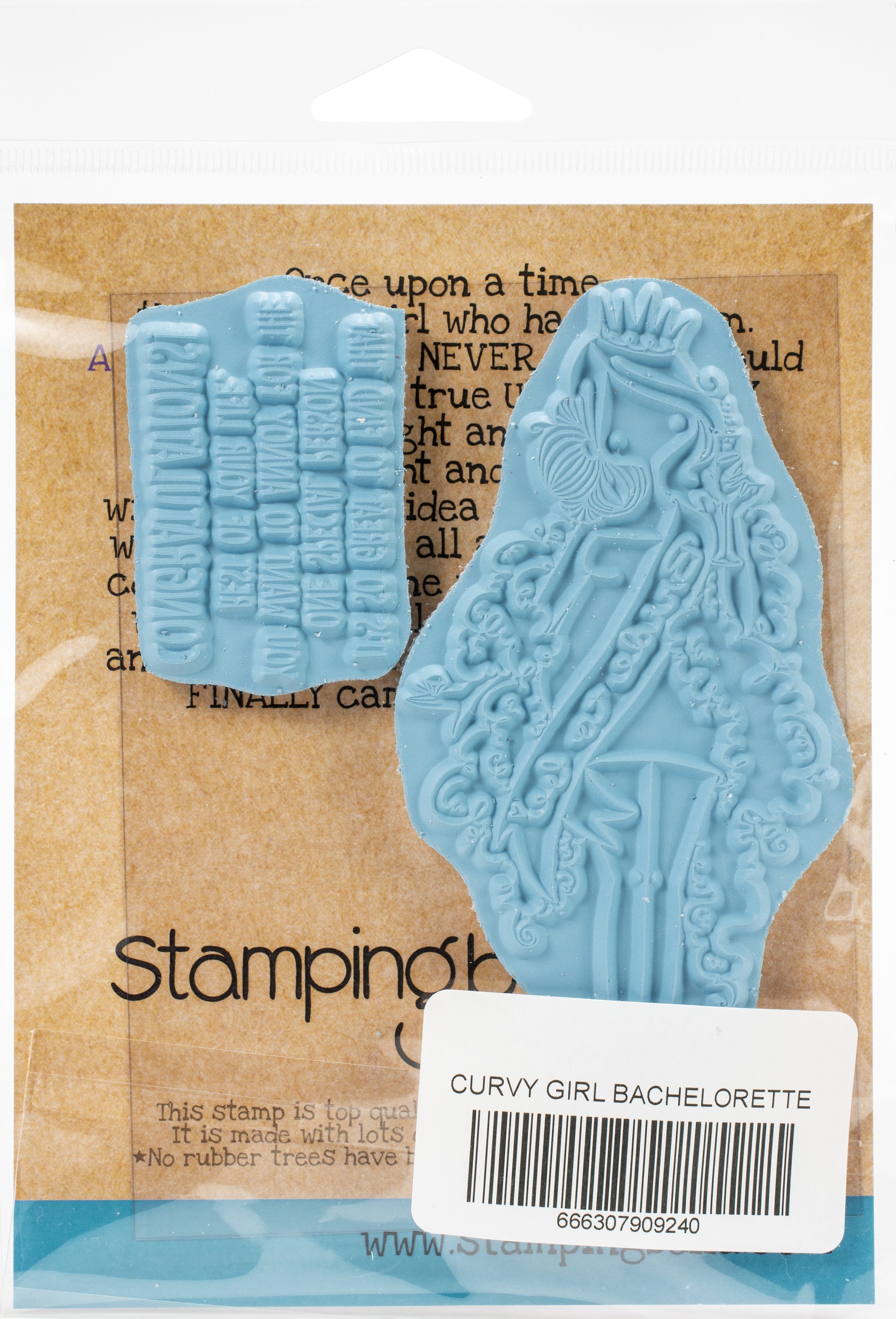 Stamping Bella Cling Stamps - Curvy Girl Bachelorette