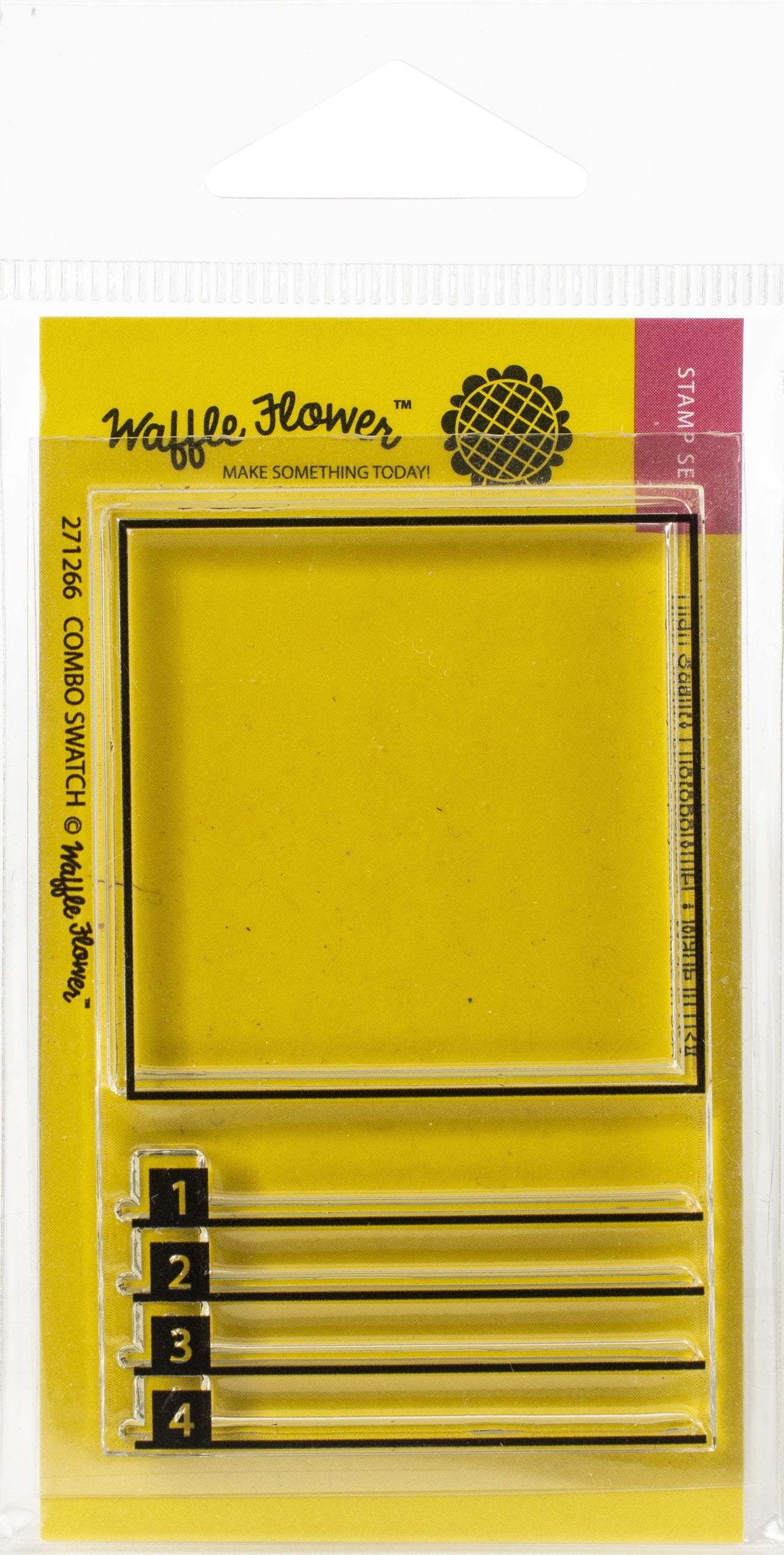 Waffle Flower Crafts Clear Stamps 2"X3" - Combo Swatch