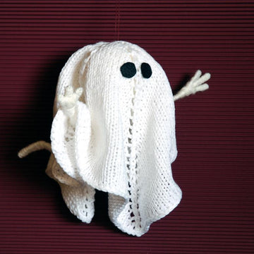 Halloween Ghost. Wire inside arms and legs.