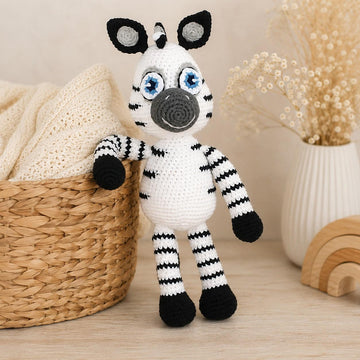 Zebra Stuffed Toy Crochet Pattern