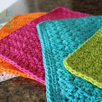 Fun & Fabulous Dishcloths Set of 5