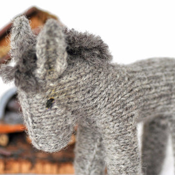 Little gray donkey