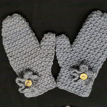 Timeless Grid Mittens