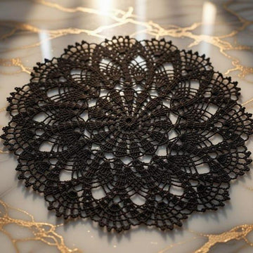 Crochet round doily Pdf + Video Tutorial