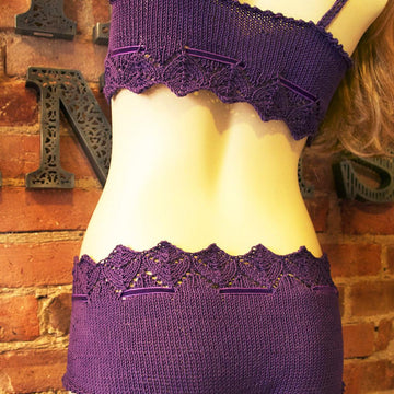 Pretty Little Knickers Lace Lingerie Set - Bralette, Boyshort, and Camisole