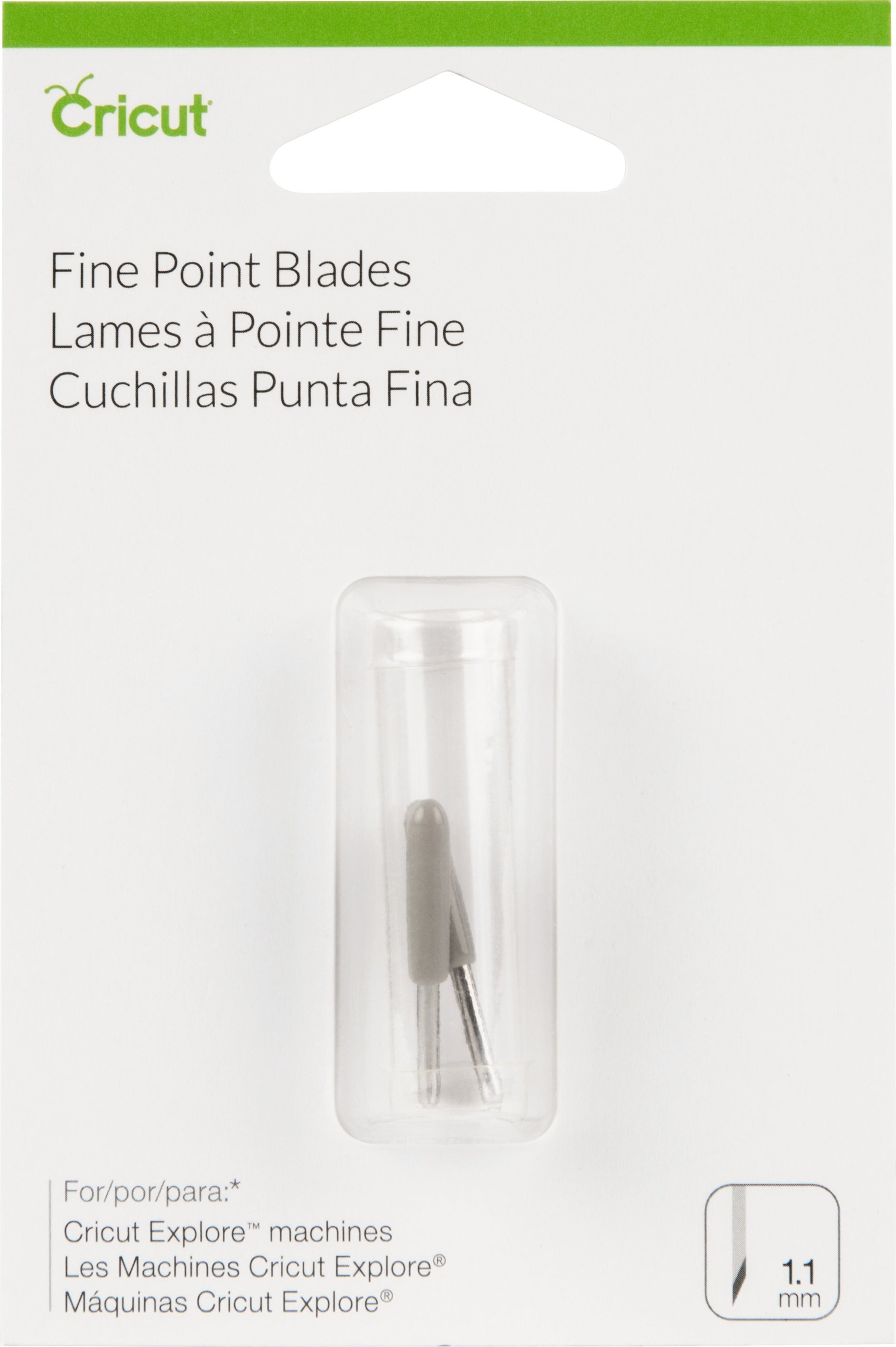 Cricut Replacement Fine Point Blades 2/Pkg - 314193