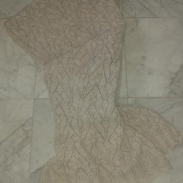 Knitted Alpaca Lace Scarf