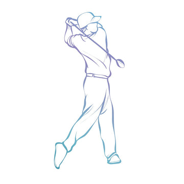Artdeco Creations Couture Creations Mini Stamp - Golf Swing 1.9"X1.9"