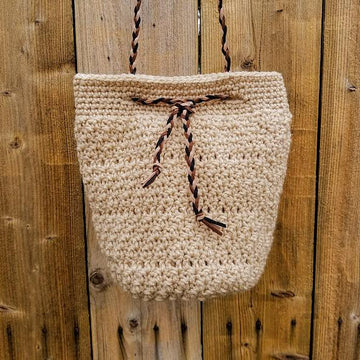 Boho Braided Bucket Bag