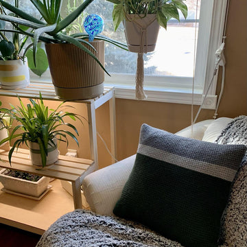 Beginner Tunisian Crochet Pillow Cover