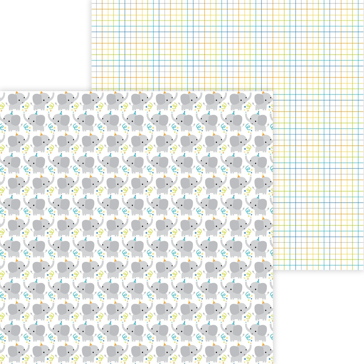Doodlebug Party Time Double-Sided Cardstock 12"X12" 25/Pkg - Big Celebration