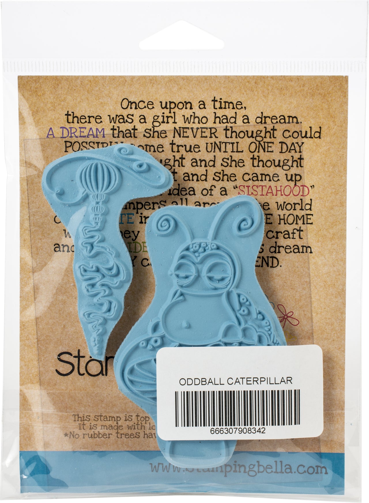Stamping Bella Cling Stamps - Oddball Caterpillar