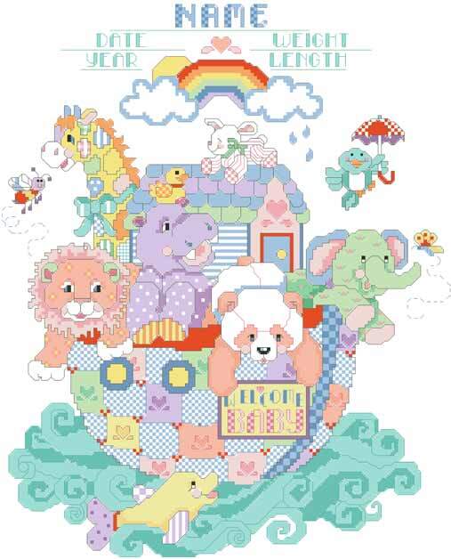 NoahвЂ™s Ark Birth Announcement - PDF