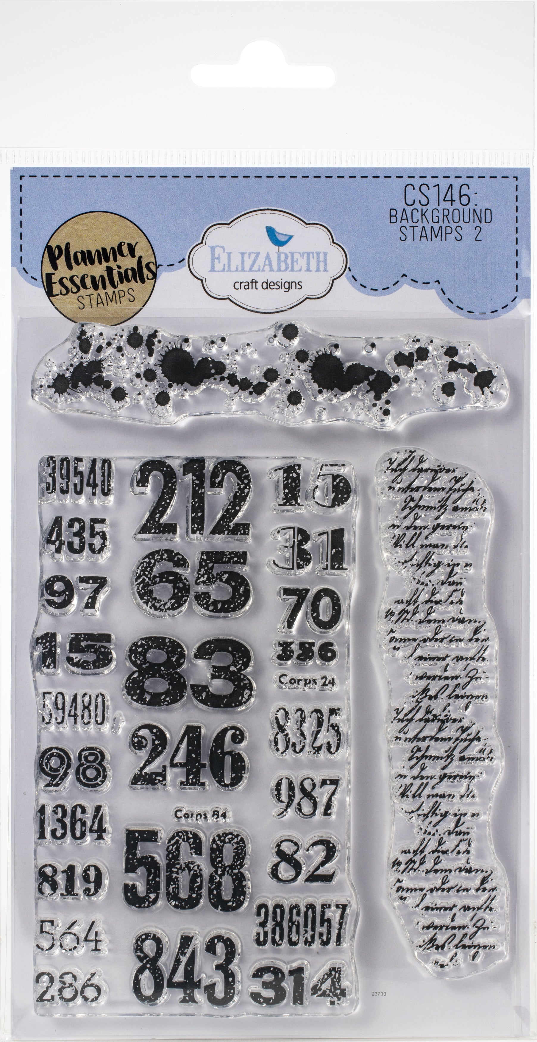 Elizabeth Craft Designs Elizabeth Craft Clear Stamps - Background 2