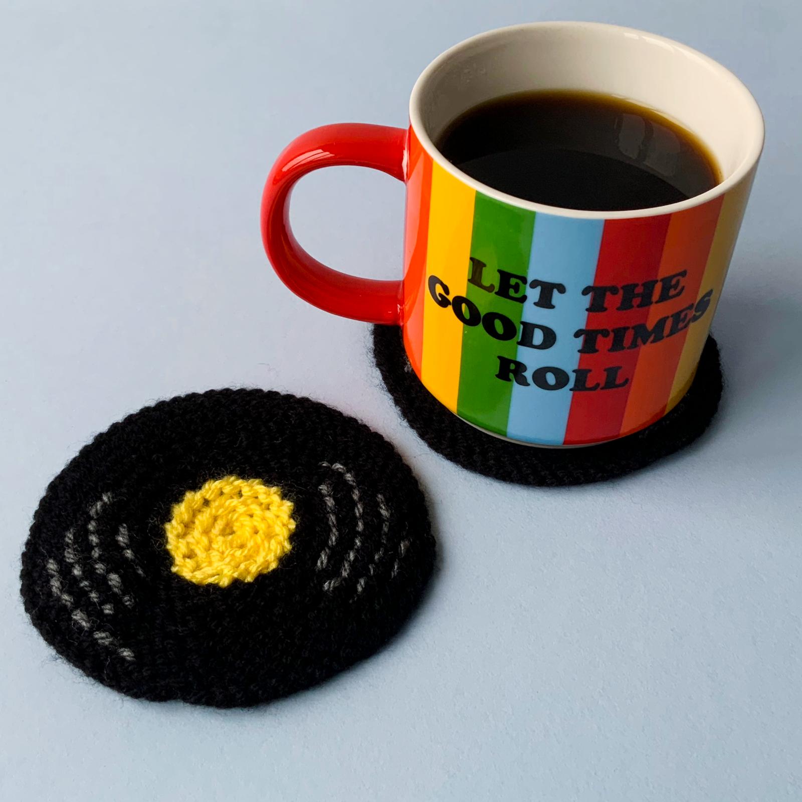 Vinyl Disc Coaster