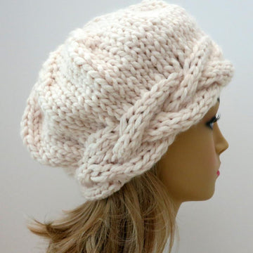Headband and Hat -- Snow Nymph