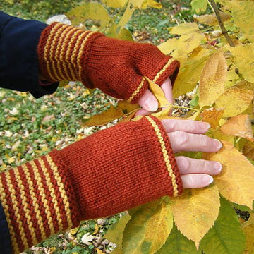CJ's Garter Cuff Fingerless Mitts