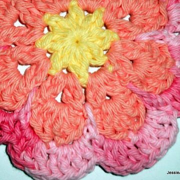 Large Flower Motif / Coaster