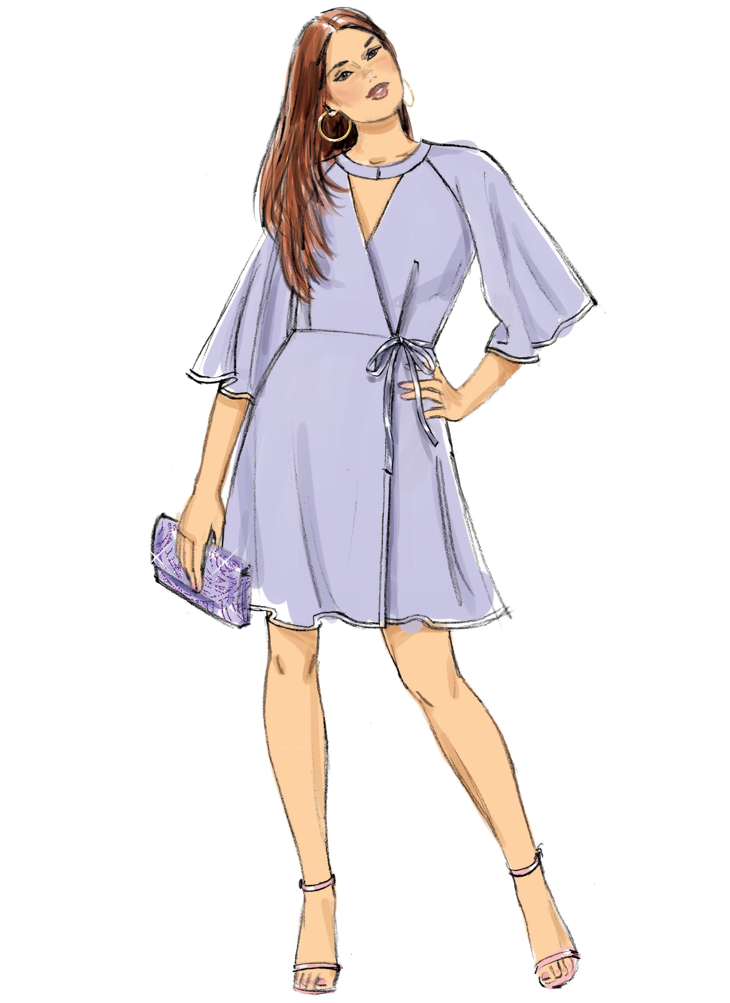 McCall's Misses'/Women's Wrap Dresses M7743 - Sewing Pattern