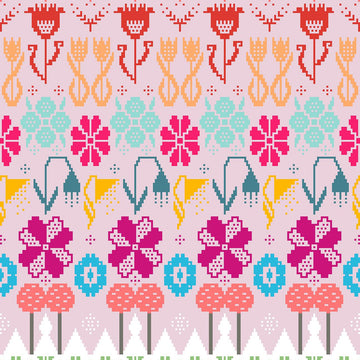 Mosaic Floral Fantasy