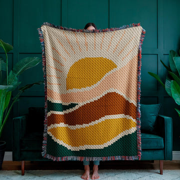 Sunset Blanket C2C Crochet Pattern Graph