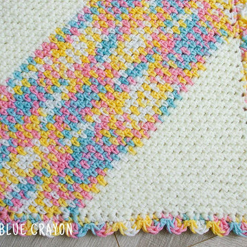 C2C Moss Stitch Blanket