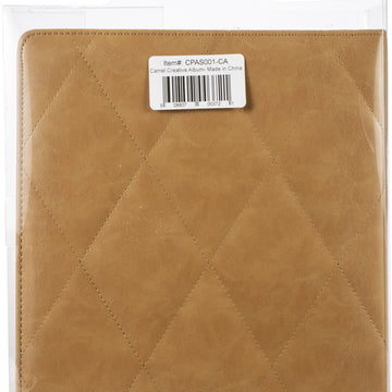 Webster's Pages Color Crush Small Creative Photo Album 8.5"X9"X2" - Camel