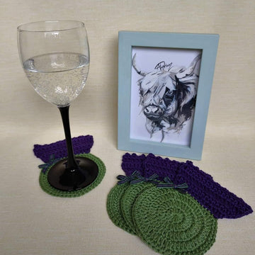 Tartan Thistle Coaster