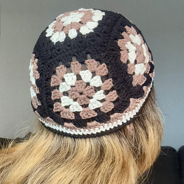 Granny Square Skull Cap